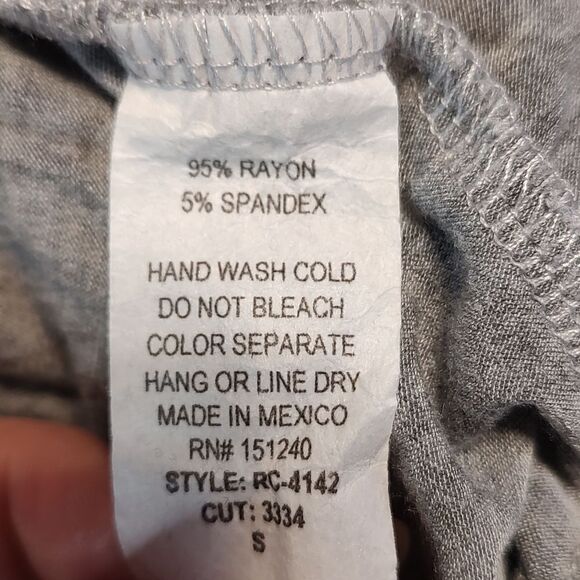 Rolla Coster Gray Cold Shoulder Romper Small - Picture 5 of 5